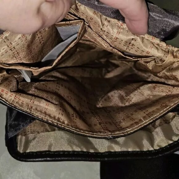 NEW Travelon Dark Brown 100% Leather Small Crossbody Anti-Theft Travel Bag Purse - Picture 9 of 16